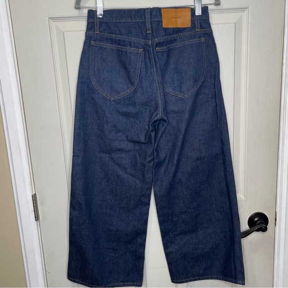 FRAME Denim Womens Le Italien Wide Crop Jeans Sz 25 - Picture 13 of 13